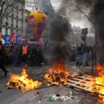 pensions france protests