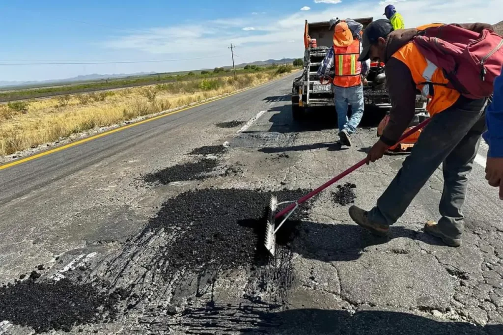 carretera bache obra