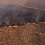 incendio fuego aereo archivo