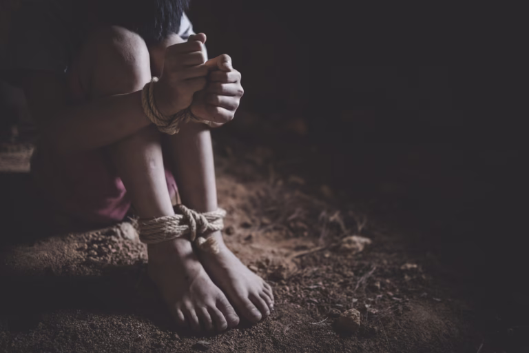 child was a victim of human trafficking, human rights violation