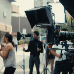 cine escena actores film camara produccion pelicula rodaje