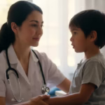 salud diagnostico nna menor hospital enfermera doctora niño cancer