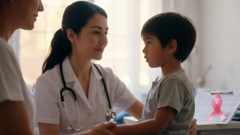 salud diagnostico nna menor hospital enfermera doctora niño cancer