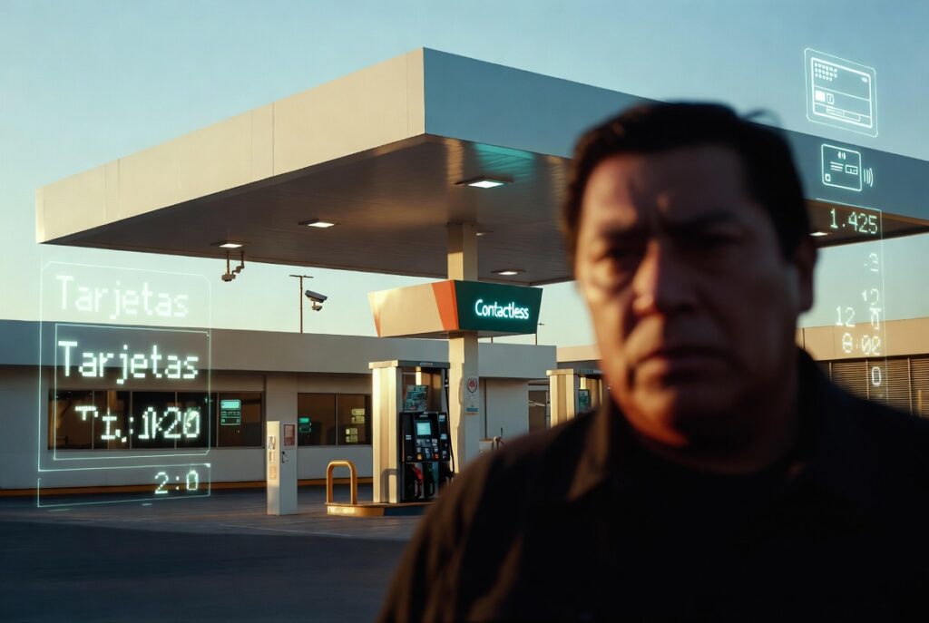 dinero efectivo transacciones digitales dinero gasolinera