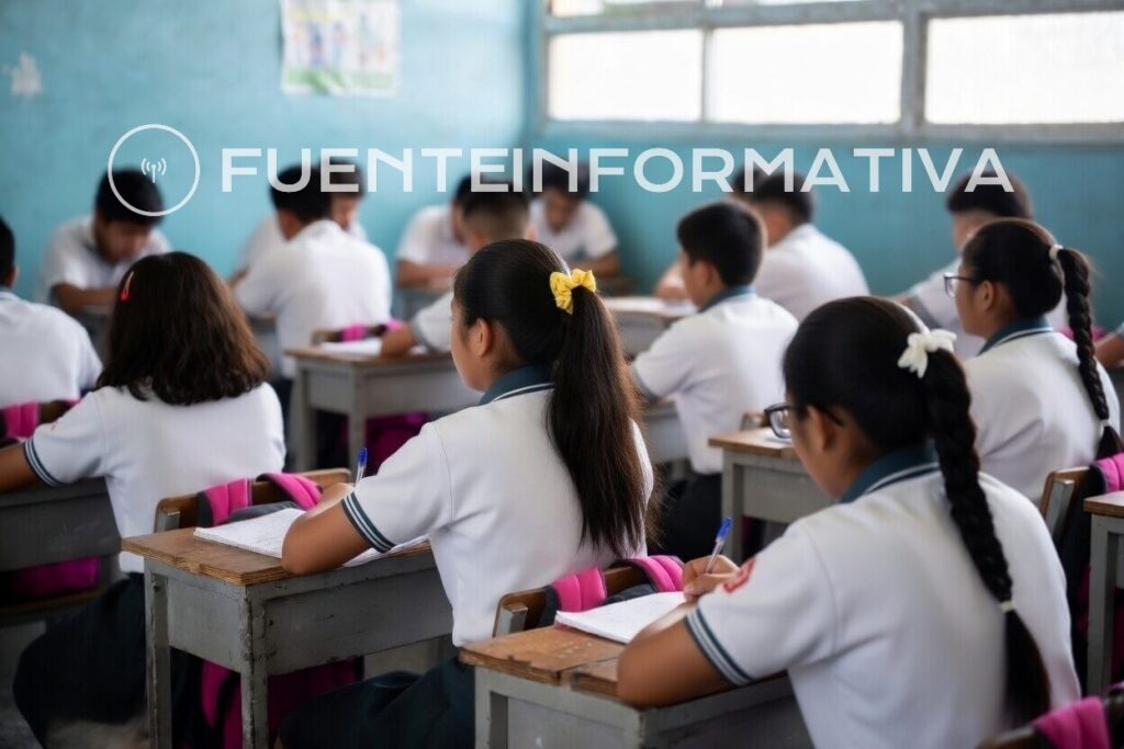 mujeres adolescentes nna escuela educacion salon