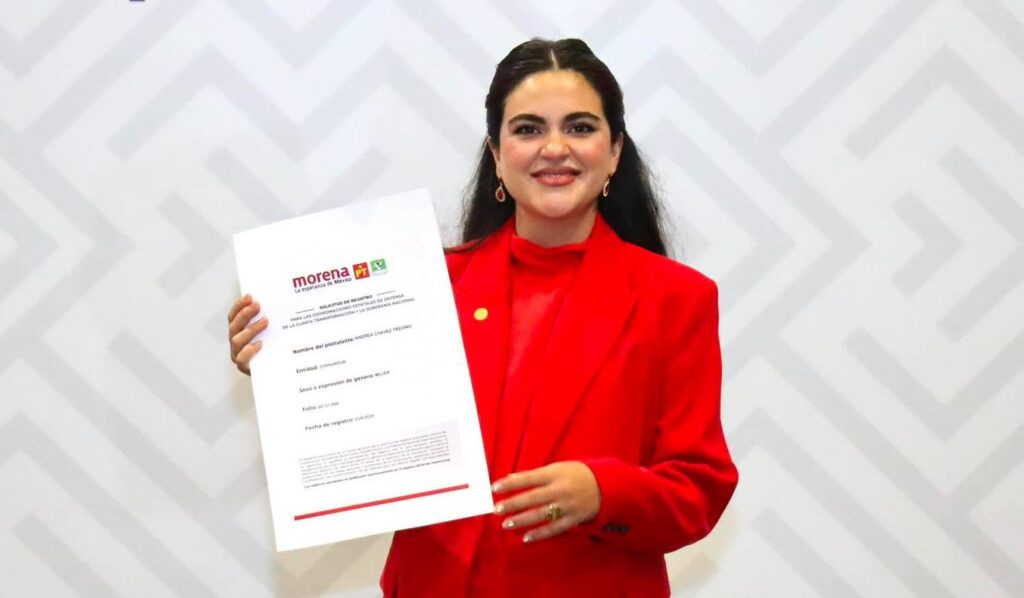 Andrea Chávez registro