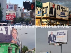 espectaculares propaganda politica pan aspirantes jauregui Rafa manque capital 2027 JORGE soto