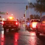 policia lluvia